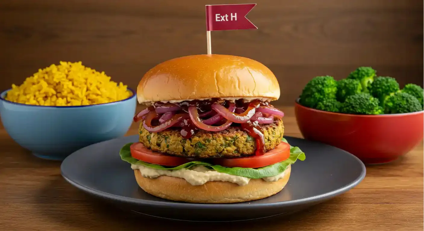 Spiced Chickpea Burger